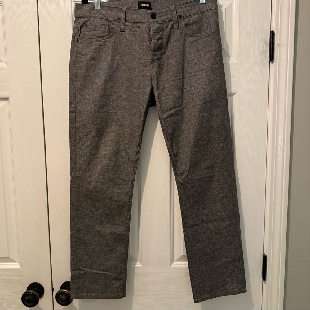 Hudson Gray Slim Fit Pants 33”w